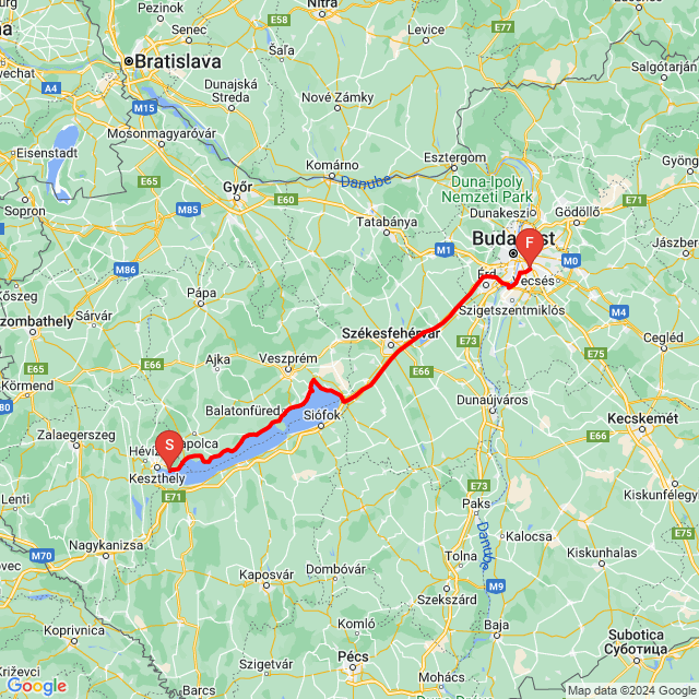 Name der Route: 20240715_085114<br>Motorfahrer: Magyar Ferenc<br>Abfahrt: 2024.07.15.<br>Distanz: 192.801 km<br>Durchschnittsgeschwindigkeit: 76 km/h<br> 20240715_085114