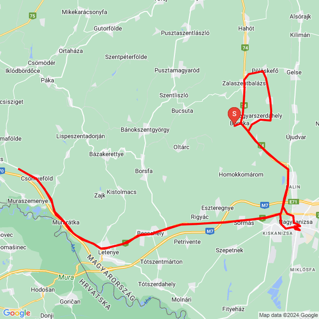 Name der Route: 20240713_084910<br>Motorfahrer: Benelli P37<br>Abfahrt: 2024.07.13.<br>Distanz: 112.856 km<br>Durchschnittsgeschwindigkeit: 61 km/h<br> 20240713_084910