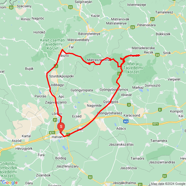 20240722_Mátra kör. Hazafelé végig eső :(