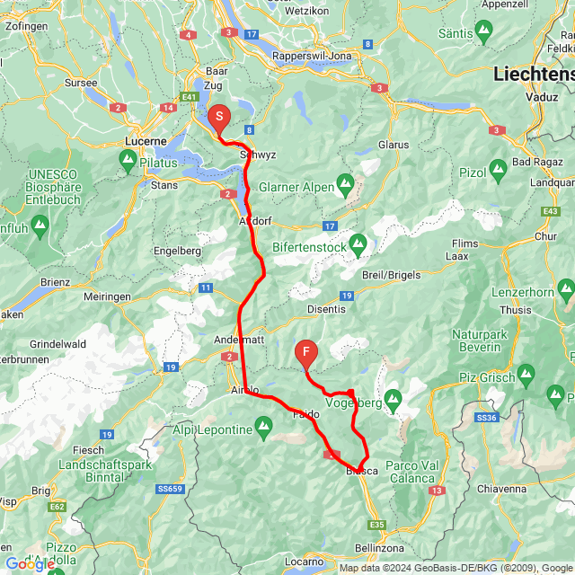 Nome della gita: 03.09.2024<br>Motorista: Niederberger Dario René<br>Partenza: 2024.09.03.<br>Distanza: 150.094 km<br>Velocità media: 75 km/h<br> 03.09.2024