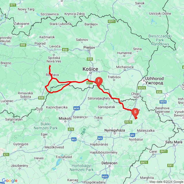 Nom du voyage: 20240908_091433<br>Motard: György Szécsi<br>Départ: 2024.09.08.<br>Distance: 331.03 km<br>Vitesse moyenne: 66 km/h<br> 20240908_091433