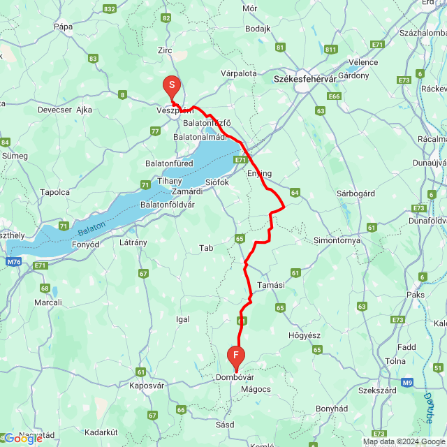 Name of route: 20240924_105410<br>Biker's name: Peter Nemeth<br>Start: 2024.09.24.<br>Distance: 116.069 km<br>Average speed: 75 km/h<br> 20240924_105410