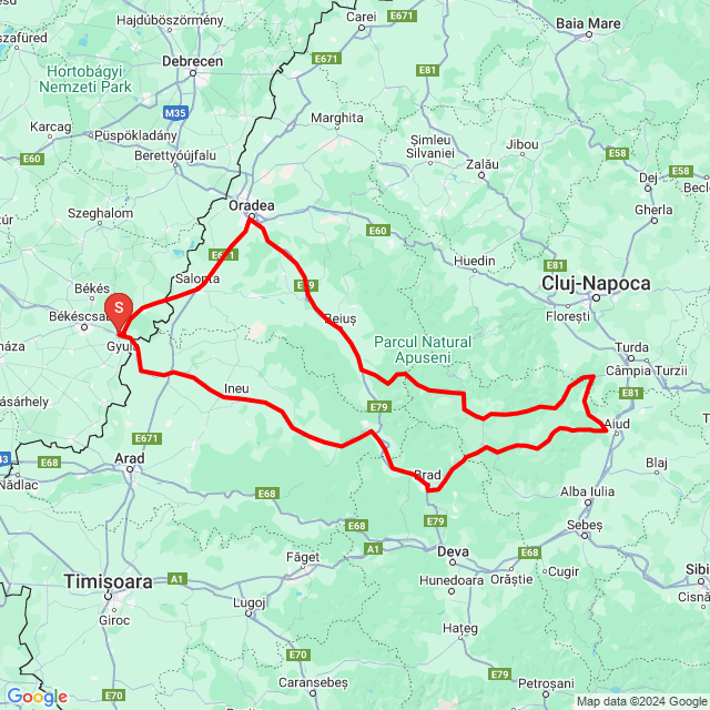Útvonal neve: 20240922_081210<br>Motoros: Szőke Imre<br>Indulás: 2024.09.22.<br>Távolság: 621.416 km<br>Átlagsebesség: 73 km/h<br> 20240922_081210