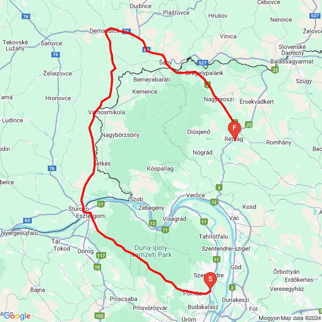Útvonal neve: Párkány Tiborral, Tomival20240921<br>Motoros: Balogh Koppány<br>Indulás: 2024.09.21.<br>Távolság: 123.343 km<br>Átlagsebesség: 60 km/h<br> Párkány Tiborral, Tomival20240921