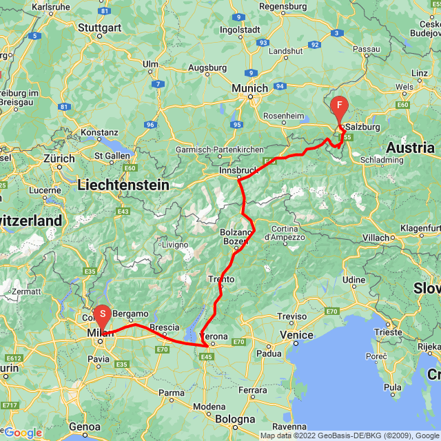 Milano-Salzburg