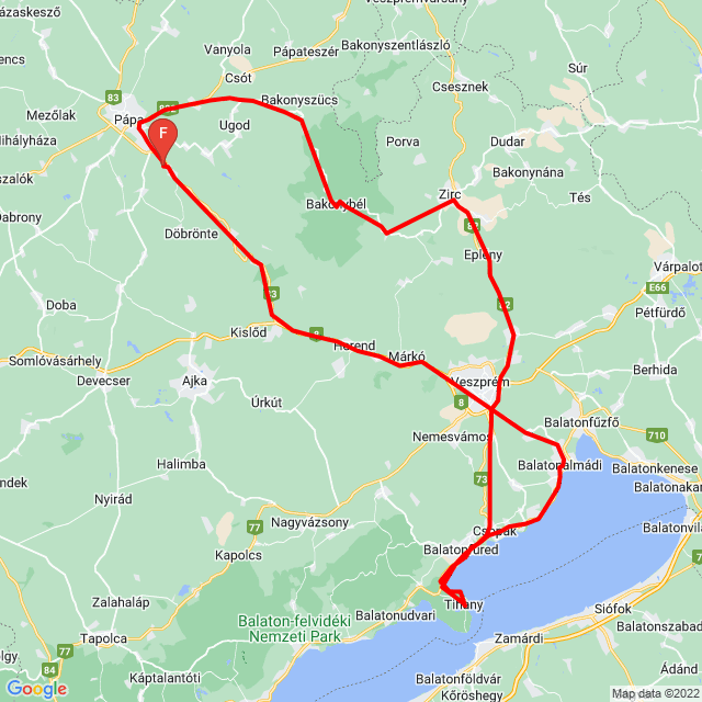 Nome della gita: 20160403_143015<br>Motorista: Varga Péter<br>Partenza: 2016.04.03.<br>Distanza: 169.534 km<br>Velocità media: 69 km/h<br> 20160403_143015