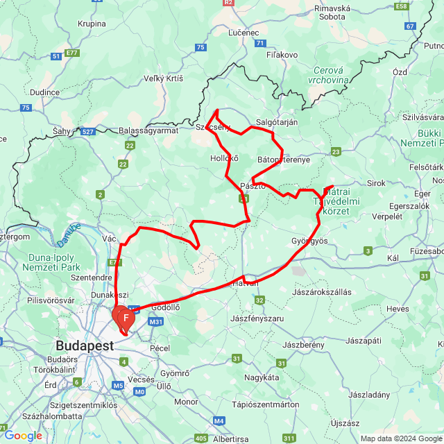 Nome della gita: 20241101_095744<br>Motorista: Szatmári Attila<br>Partenza: 2024.11.01.<br>Distanza: 337.587 km<br>Velocità media: 65 km/h<br> 20241101_095744