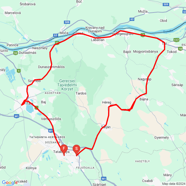 Nome della gita: 20241101_140706<br>Motorista: Csoddás Bencs<br>Partenza: 2024.11.01.<br>Distanza: 100.916 km<br>Velocità media: 66 km/h<br> 20241101_140706