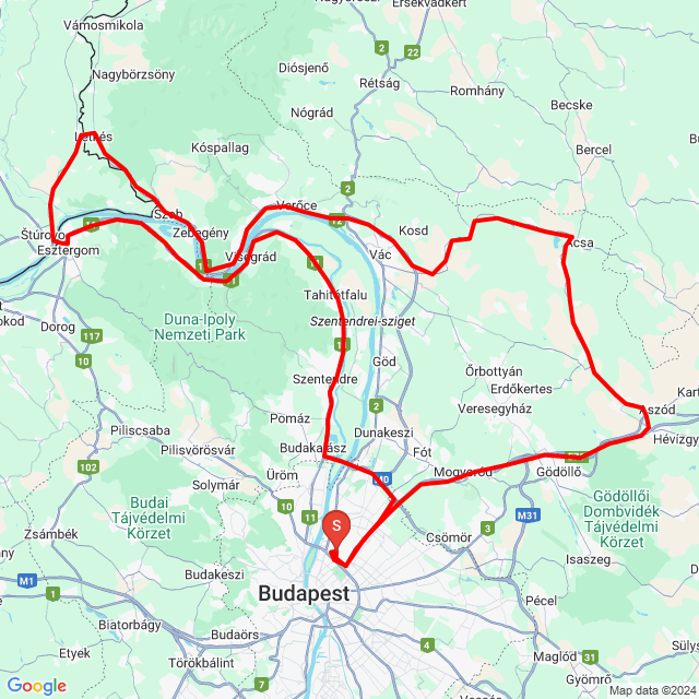 Nome della gita: Nov 3 Cidri...<br>Motorista: Zömbik Zsuzsanna<br>Partenza: 2024.11.03.<br>Distanza: 208.168 km<br>Velocità media: 85 km/h<br> Nov 3 Cidri...