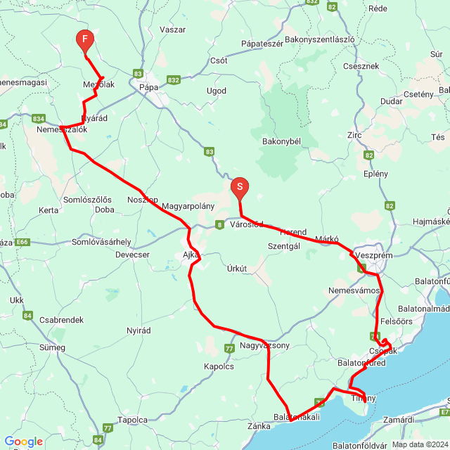 Nome della gita: 20241103_130610 Szalóki dőlés<br>Motorista: András<br>Partenza: 2024.11.03.<br>Distanza: 155.725 km<br>Velocità media: 56 km/h<br> 20241103_130610 Szalóki dőlés