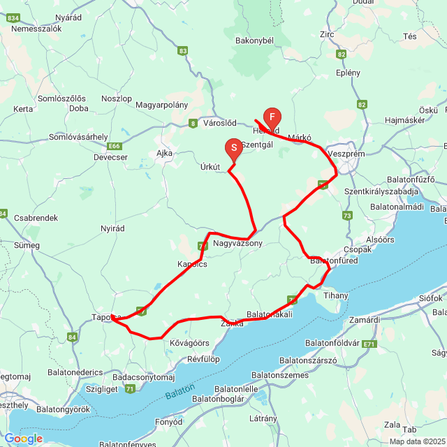 Nome della gita: 20250309_145159 Grétivel<br>Motorista: Gábor Papp<br>Partenza: 2025.03.09.<br>Distanza: 124.321 km<br>Velocità media: 67 km/h<br> 20250309_145159 Grétivel