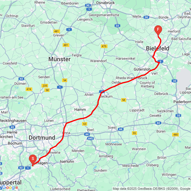 Nome della gita: Wetter zurück nach Hause <br>Motorista: Bauer Ede<br>Partenza: 2025.03.09.<br>Distanza: 133.483 km<br>Velocità media: 88 km/h<br> Wetter zurück nach Hause