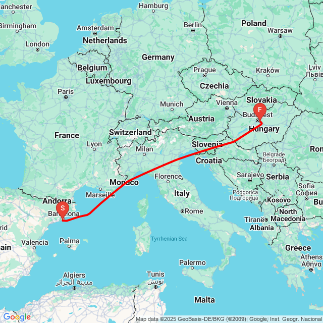 Name of route: 20250318_093659<br>Biker's name: Bèkèsi Ignác<br>Start: 2025.03.18.<br>Distance: 1577.54 km<br>Average speed: 638 km/h<br> 20250318_093659