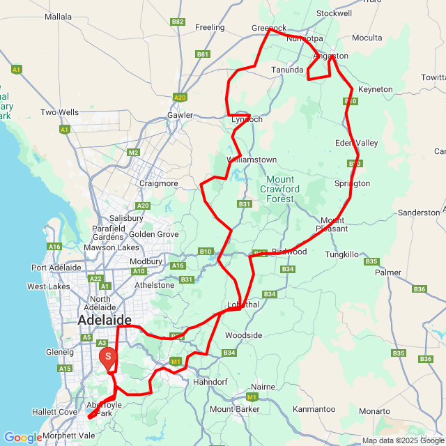 Name of route: 20250318_081318<br>Biker's name: Graham<br>Start: 2025.03.18.<br>Distance: 276.324 km<br>Average speed: 54 km/h<br> 20250318_081318