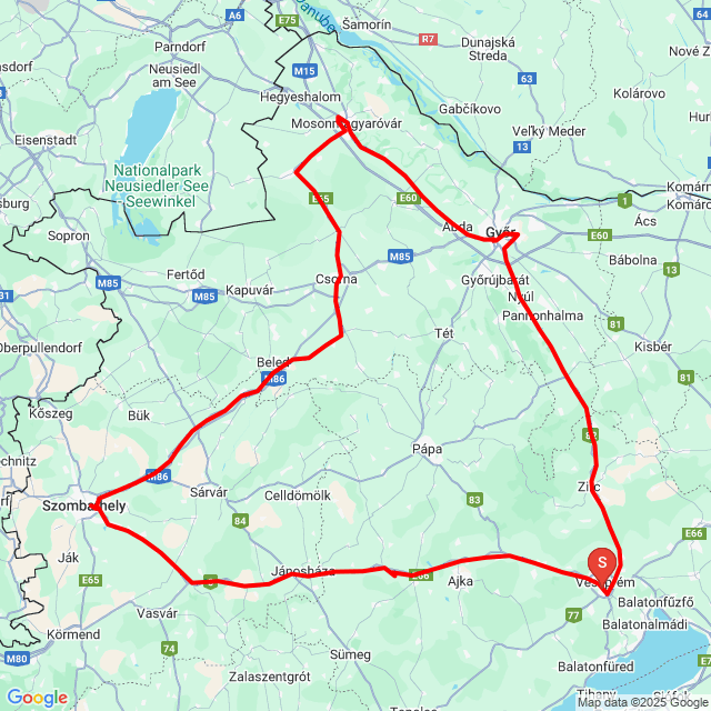Name of route: 20250318_064101<br>Biker's name: Köröcz Imi<br>Start: 2025.03.18.<br>Distance: 349.157 km<br>Average speed: 60 km/h<br> 20250318_064101