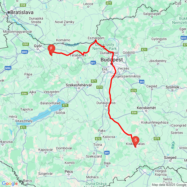 Name of route: 20250318_111055<br>Biker's name: Szabi Schwarz<br>Start: 2025.03.18.<br>Distance: 308.133 km<br>Average speed: 63 km/h<br> 20250318_111055