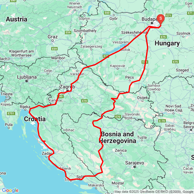 Name of route: Horvát szezonnyitó<br>Biker's name: Horike<br>Start: 2025.03.19.<br>Distance: 1783.75 km<br>Average speed: 74 km/h<br> Horvát szezonnyitó