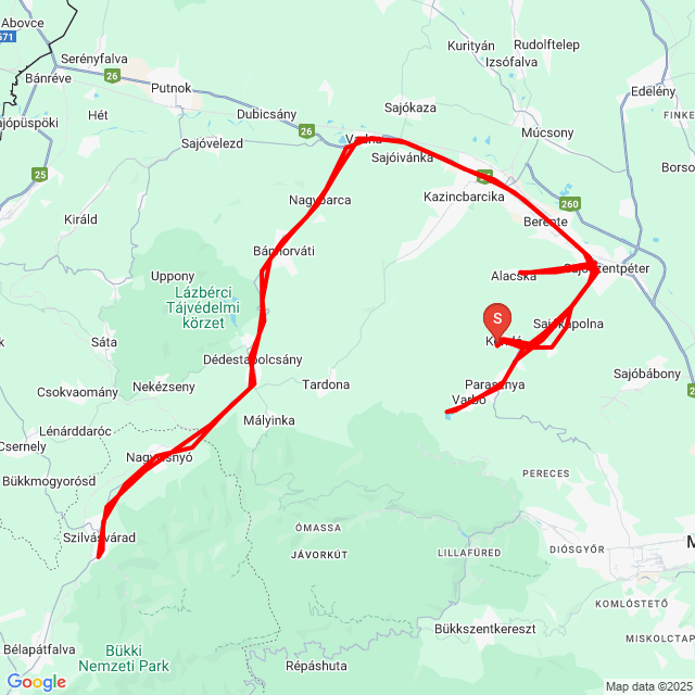 Name of route: 20250309_131458<br>Biker's name: Norbert Ráski<br>Start: 2025.03.09.<br>Distance: 128.628 km<br>Average speed: 56 km/h<br> 20250309_131458
