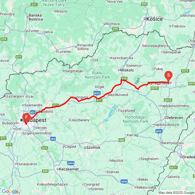 Nom du voyage: 20250617_Yamaha NMax Nyh. - Kymco Motorrad <br>Motard: Henzsel Csaba<br>Départ: 2025.06.17.<br>Distance: 257.195 km<br>Vitesse moyenne: 56 km/h<br> 20250617_Yamaha NMax Nyh. - Kymco Motorrad