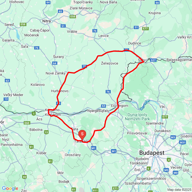 Nom du voyage: 20250612 Szlovákia <br>Motard: László Fehér<br>Départ: 2025.06.12.<br>Distance: 223.287 km<br>Vitesse moyenne: 64 km/h<br> 20250612 Szlovákia