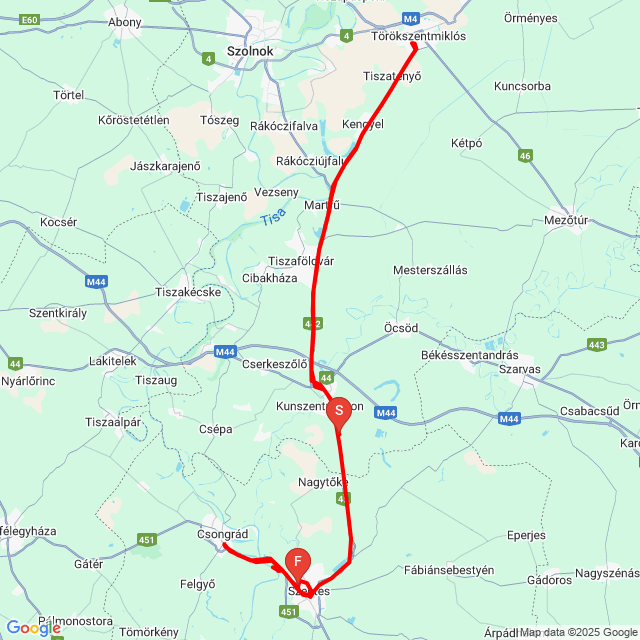 Nom du voyage: 20250617_211603<br>Motard: Papp Tamás<br>Départ: 2025.06.17.<br>Distance: 140.016 km<br>Vitesse moyenne: 68 km/h<br> 20250617_211603