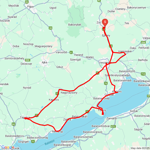 Nom du voyage: 20250618_080038<br>Motard: Péter<br>Départ: 2025.06.18.<br>Distance: 183.755 km<br>Vitesse moyenne: 52 km/h<br> 20250618_080038