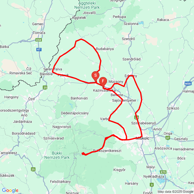 Nom du voyage: 20250618_091147<br>Motard: Fudra László Bencee<br>Départ: 2025.06.18.<br>Distance: 179.482 km<br>Vitesse moyenne: 58 km/h<br> 20250618_091147