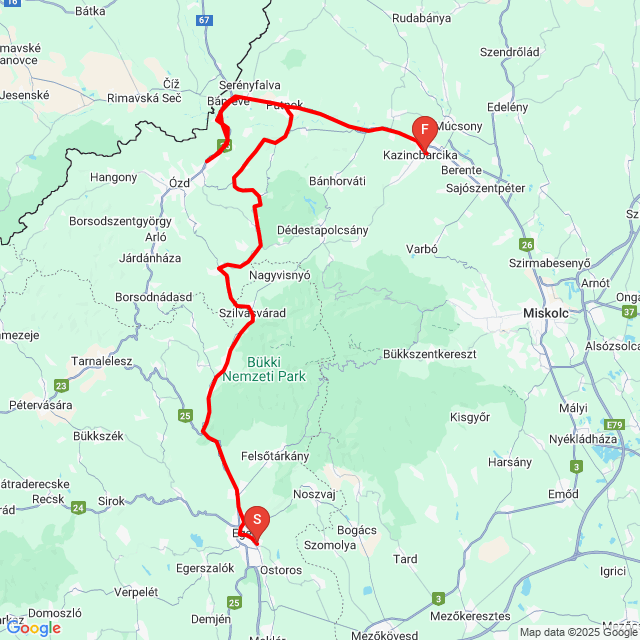 Name of route: 20250421_095517<br>Biker's name: Szűcs Gábor<br>Start: 2025.04.21.<br>Distance: 115.013 km<br>Average speed: 57 km/h<br> 20250421_095517
