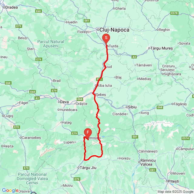 Nom du voyage: Erdély 3.nap <br>Motard: Jozsef Dorogi<br>Départ: 2025.07.13.<br>Distance: 302.146 km<br>Vitesse moyenne: 69 km/h<br> Erdély 3.nap