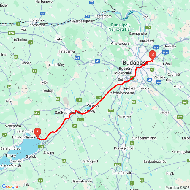 Nom du voyage: 20250723_065319<br>Motard: Nagy Tibor<br>Départ: 2025.07.23.<br>Distance: 116.545 km<br>Vitesse moyenne: 49 km/h<br> 20250723_065319