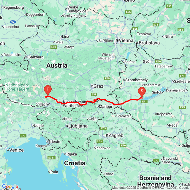 Nom du voyage: 20250723_072057<br>Motard: György Hársfalvi<br>Départ: 2025.07.23.<br>Distance: 377.198 km<br>Vitesse moyenne: 58 km/h<br> 20250723_072057