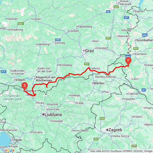 Jesenice (SLO) - Nagyrákos