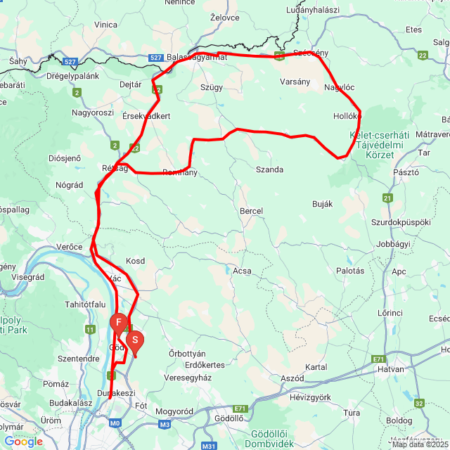 Name of route: 20250820_090837<br>Biker's name: Varga Mátyás<br>Start: 2025.08.20.<br>Distance: 195.403 km<br>Average speed: 62 km/h<br> 20250820_090837