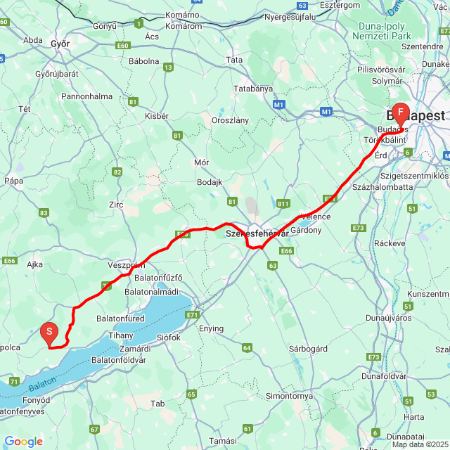 Name of route: 20250820_122008<br>Biker's name: Gábor<br>Start: 2025.08.20.<br>Distance: 145.525 km<br>Average speed: 127 km/h<br> 20250820_122008