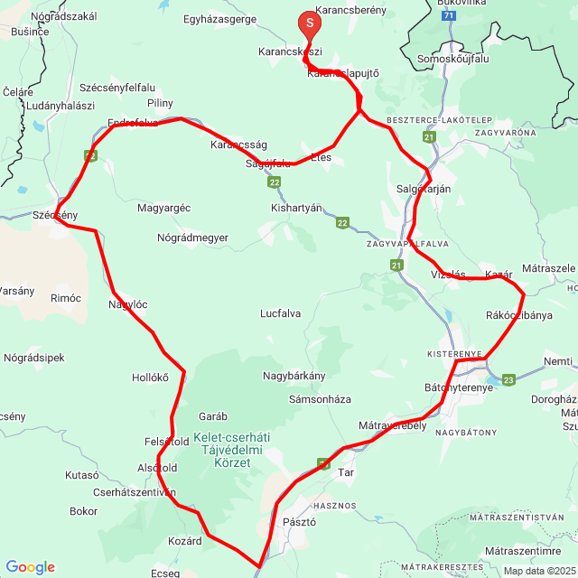 Name of route: 20250713_134442<br>Biker's name: Horváth Zsolt<br>Start: 2025.07.13.<br>Distance: 104.375 km<br>Average speed: 58 km/h<br> 20250713_134442