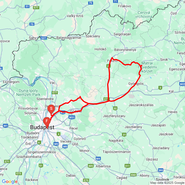 Name of route: Ramz Boiz Mátra<br>Biker's name: Beard<br>Start: 2025.08.20.<br>Distance: 229.166 km<br>Average speed: 59 km/h<br> Ramz Boiz Mátra