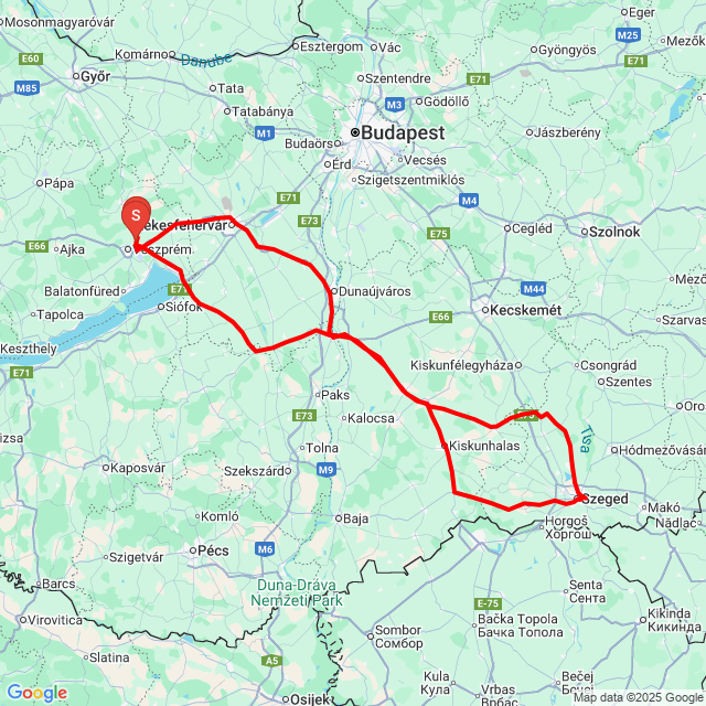 Name of route: 20250723_074929<br>Biker's name: Imre Zoltán<br>Start: 2025.07.23.<br>Distance: 515.622 km<br>Average speed: 81 km/h<br> 20250723_074929