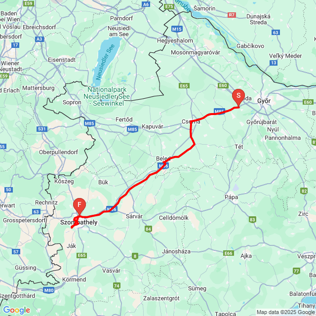 Name of route: 20250904_133204<br>Biker's name: Bolka Lolka<br>Start: 2025.09.04.<br>Distance: 112.999 km<br>Average speed: 59 km/h<br> 20250904_133204