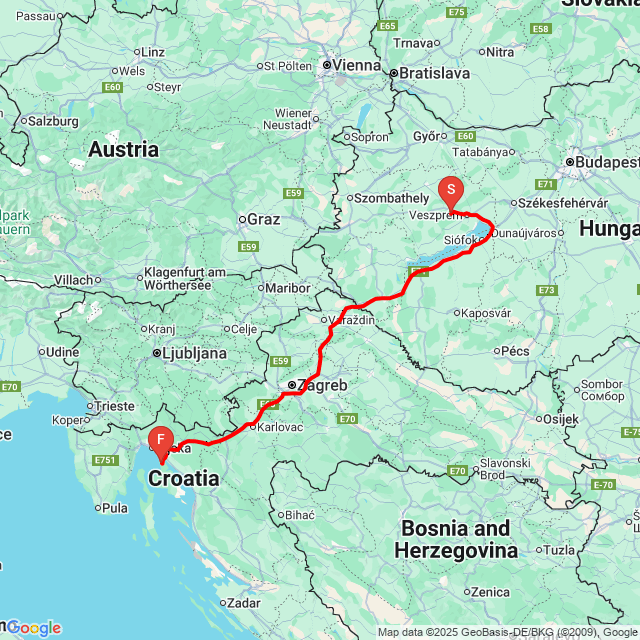 Útvonal neve: 20250920_055128<br>Motoros: Kató József<br>Indulás: 2025.09.20.<br>Távolság: 456.156 km<br>Átlagsebesség: 95 km/h<br> 20250920_055128