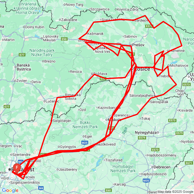 Name of route: 20250930_SK Tesco<br>Biker's name: PeriLaci<br>Start: 2025.09.30.<br>Distance: 2730.79 km<br>Average speed: 58 km/h<br> 20250930_SK Tesco