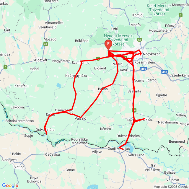 Nom du voyage: 20250824_141043<br>Motard: Árpád Varga<br>Départ: 2025.08.24.<br>Distance: 264.857 km<br>Vitesse moyenne: 64 km/h<br> 20250824_141043