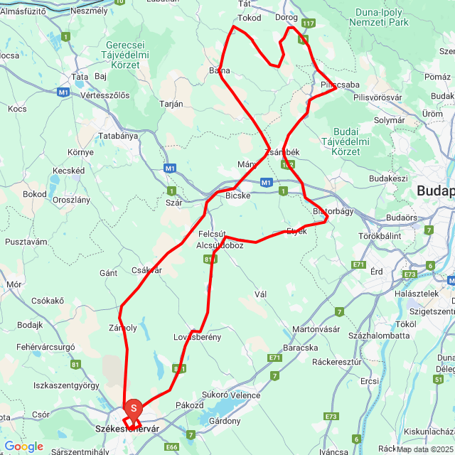 Nome della gita: 20251226_111331<br>Motorista: Schweitzer Gábor<br>Partenza: 2025.12.26.<br>Distanza: 189.291 km<br>Velocità media: 68 km/h<br> 20251226_111331