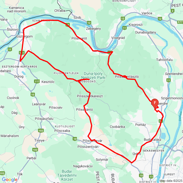 Nome della gita: 20251224_123633<br>Motorista: Papp András<br>Partenza: 2025.12.24.<br>Distanza: 101.315 km<br>Velocità media: 56 km/h<br> 20251224_123633