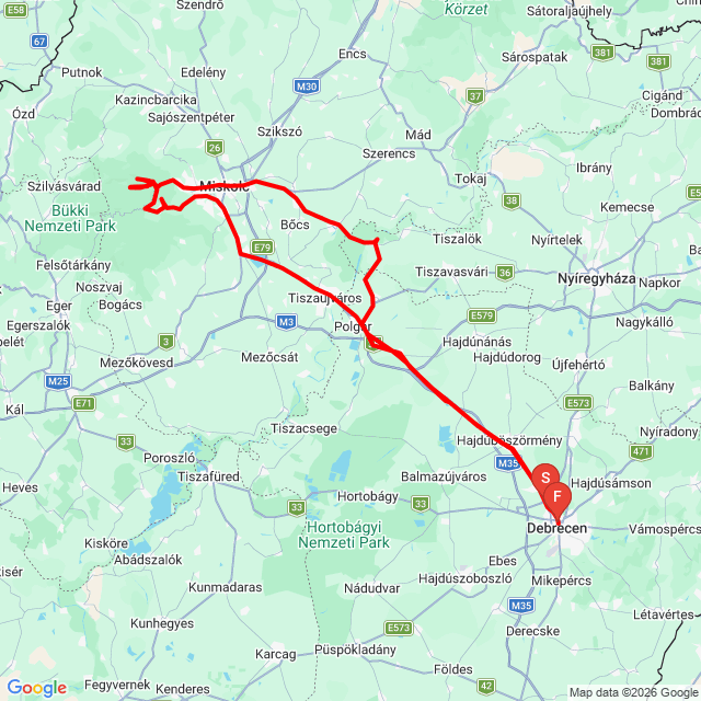Nom du voyage: 20260510_091154<br>Motard: Boruzs Tibor<br>Départ: 2026.05.10.<br>Distance: 269.324 km<br>Vitesse moyenne: 58 km/h<br> 20260510_091154