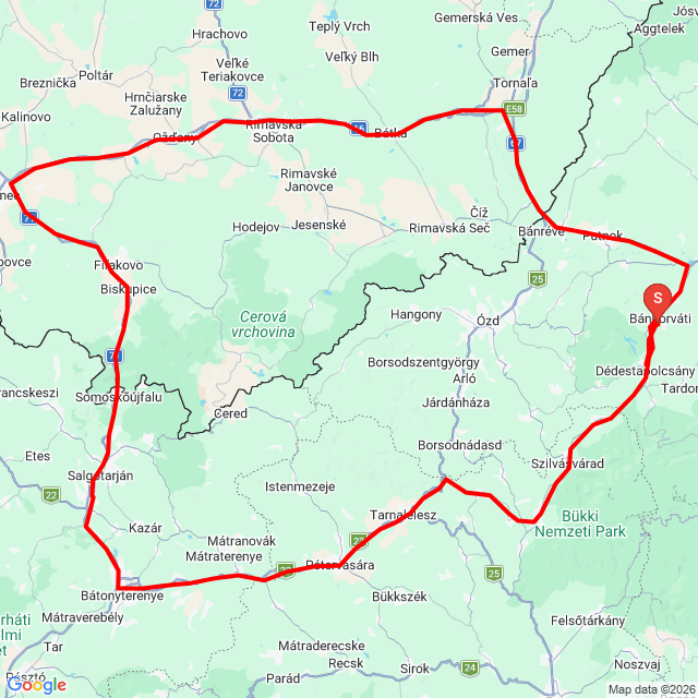 Nom du voyage: 20260510_161252<br>Motard: Roland Dányi<br>Départ: 2026.05.10.<br>Distance: 215.643 km<br>Vitesse moyenne: 75 km/h<br> 20260510_161252