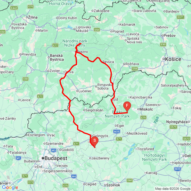 Name of route: 20260525_080507<br>Biker's name: Roland Guba<br>Start: 2026.05.25.<br>Distance: 406.714 km<br>Average speed: 69 km/h<br> 20260525_080507