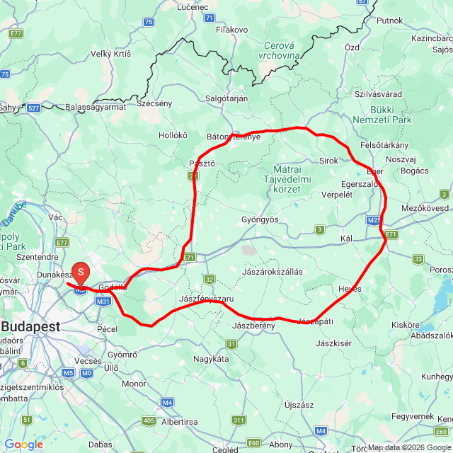 Name of route: Nomád 20260525_<br>Biker's name: Balogh Koppány<br>Start: 2026.05.25.<br>Distance: 289.042 km<br>Average speed: 59 km/h<br> Nomád 20260525_