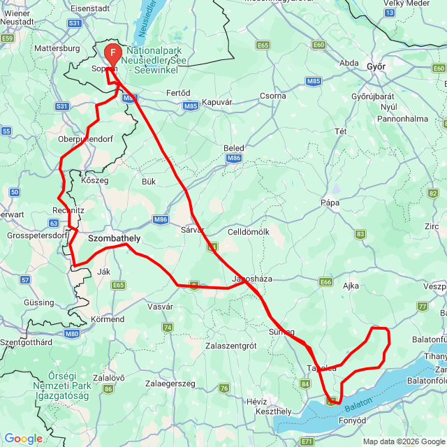 Name of route: 20260525_092831<br>Biker's name: Helfrich János<br>Start: 2026.05.25.<br>Distance: 379.815 km<br>Average speed: 70 km/h<br> 20260525_092831