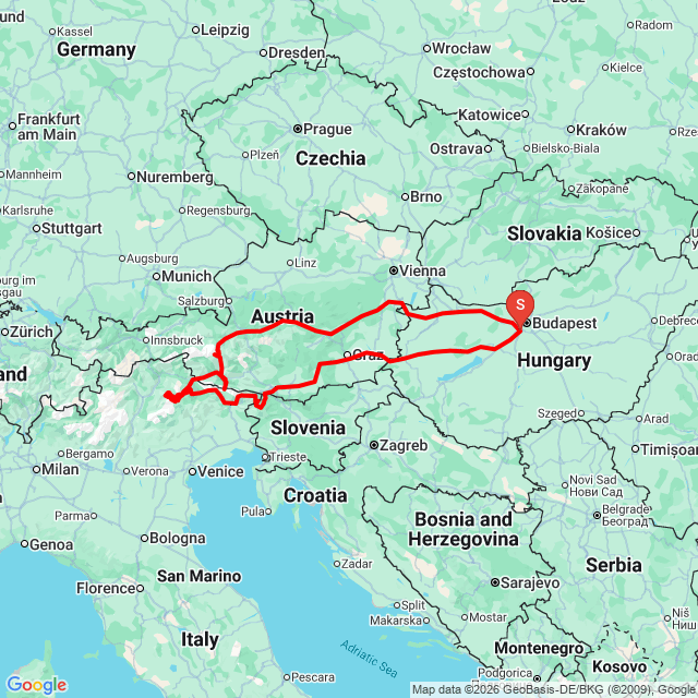 Name of route: 20260523_040450<br>Biker's name: Tóth Sándor<br>Start: 2026.05.23.<br>Distance: 1878.06 km<br>Average speed: 69 km/h<br> 20260523_040450