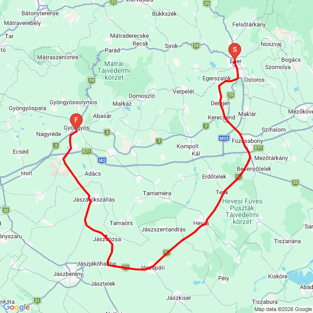 20260619 (Gy-Verpelét-Eger-Heves-Jászdózsa-Gy=177 km)
